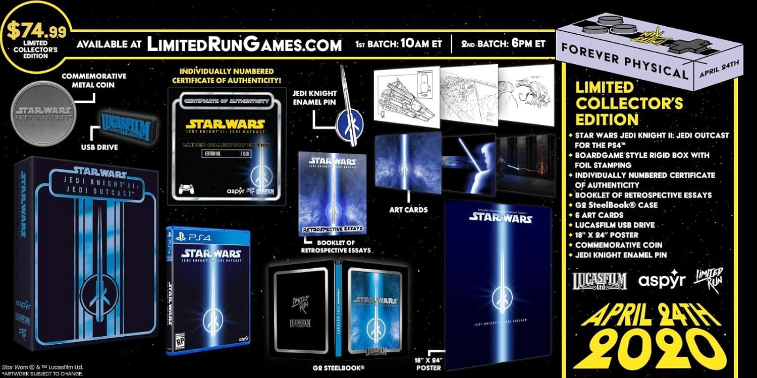 Limited Run #336: Star Wars Jedi Knight II: Jedi Outcast Premium Edition PS4