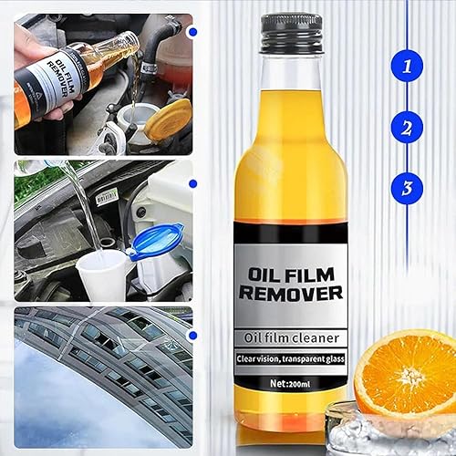 Miniatura 5 de Removedor de película de aceite para vidrio, limpiador de parabrisas de automóvil, removedor de manchas de agua para superficies de vidrio, restaura