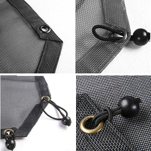 Miniatura 5 de Parasol para Jeep JL con parte superior de malla  JeCar Mesh Top Sun Shade JL Parasol frontal Protección UV para Jeep Wrangler JL 2018-2023 de 2