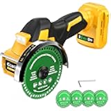 Ecarke Cordless Cut Off Tool Compatible with DeWalt 20V Battery, 4