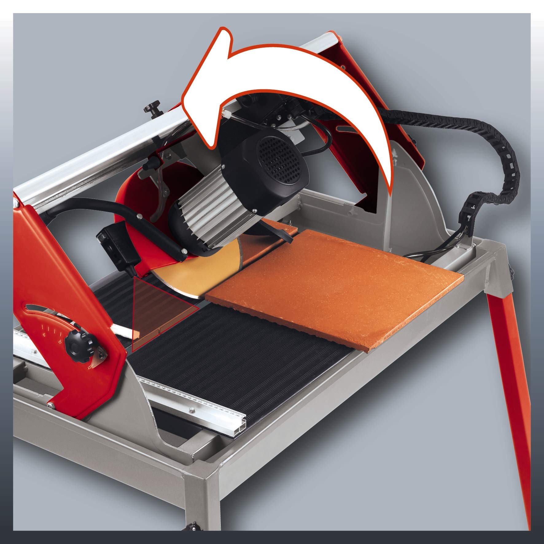 Einhell TE-SC 920 L Tagliapietre (220-240 V, 50 Hz, 2200 W, giri al min. 3000, taglio max 70x920 mm, incl. disco diamantato Ø 300)