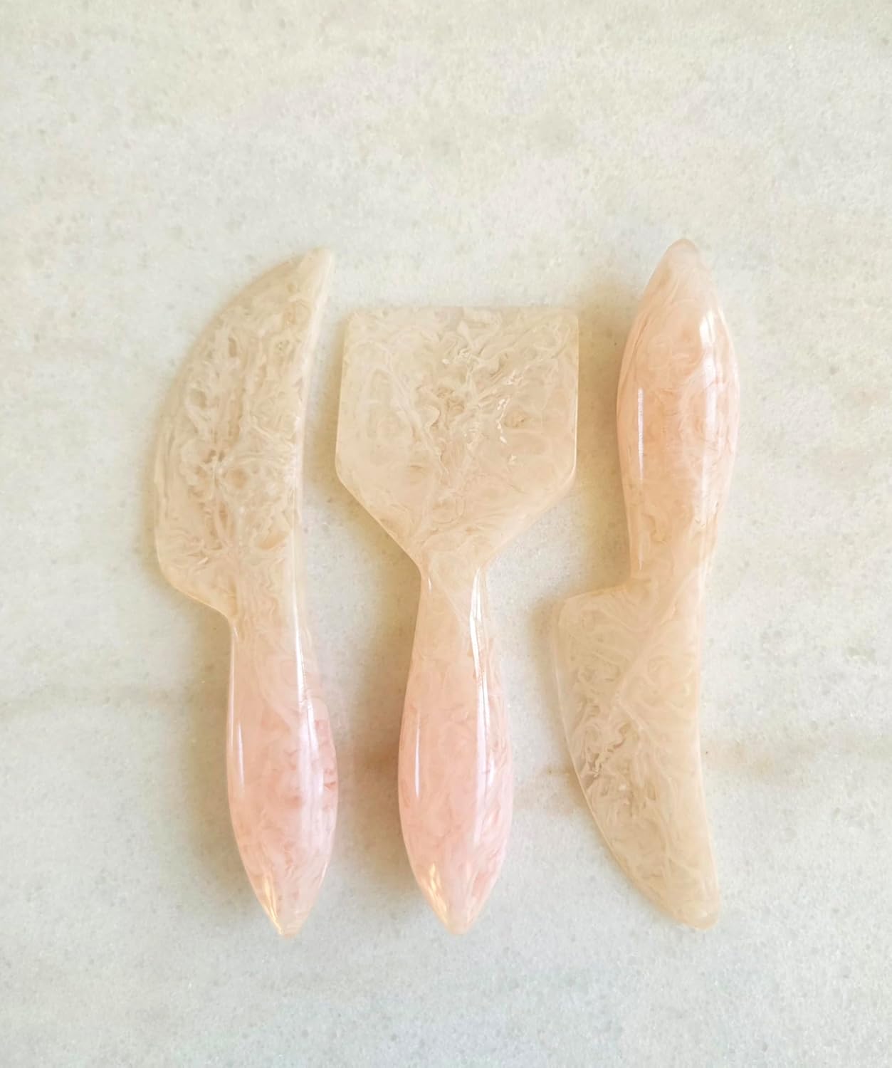 Resin Cheese Knife Set of 3 (coral reef)