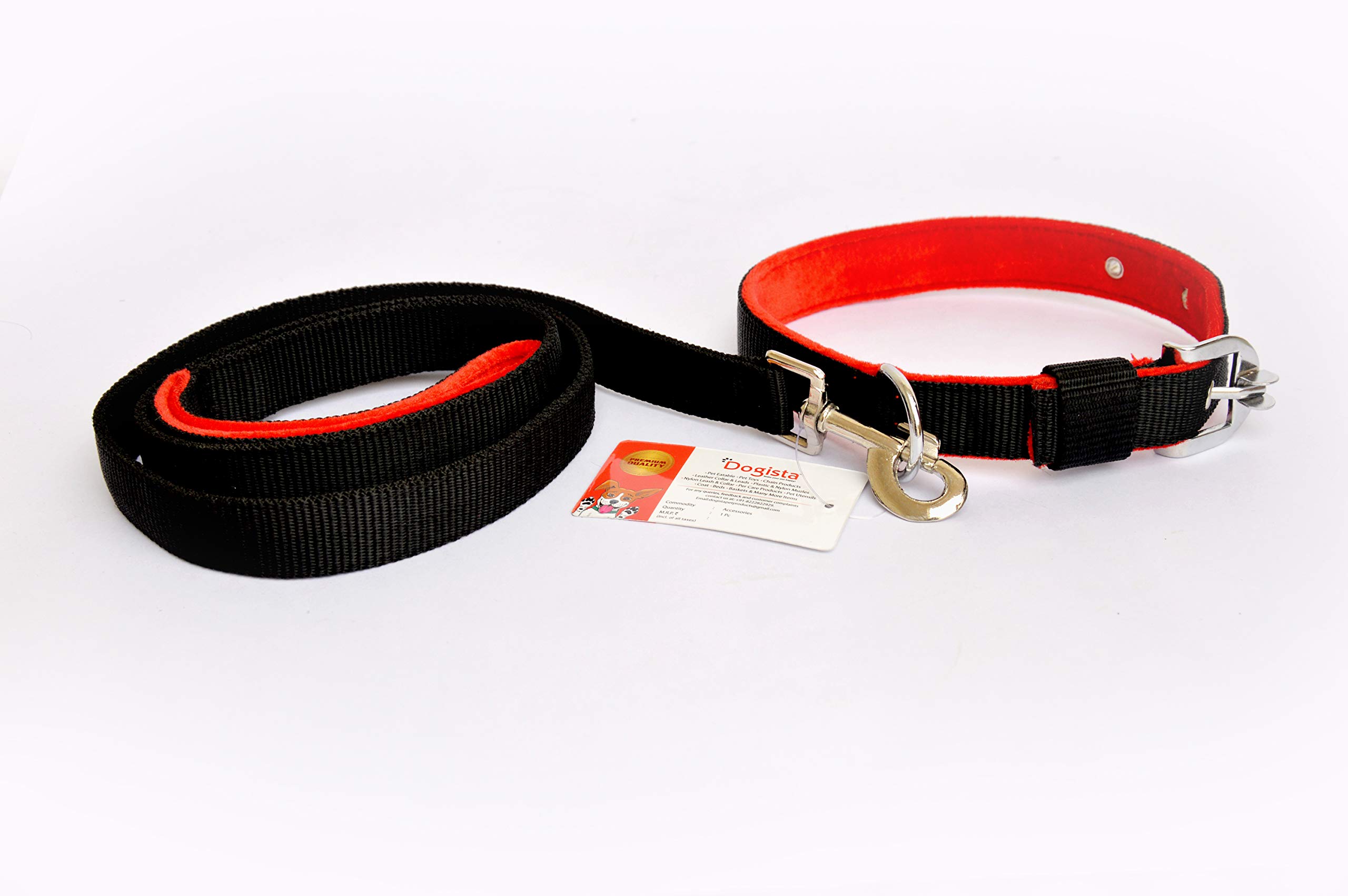 Dogista pet products mukhmal Leash Collar Set 1 (Color May Vary) Medium (B0846L54M1) Amazon Price History, Amazon Price Tracker
