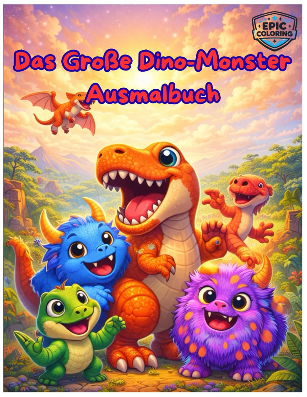 Das große Dino-Monster Ausmalbuch