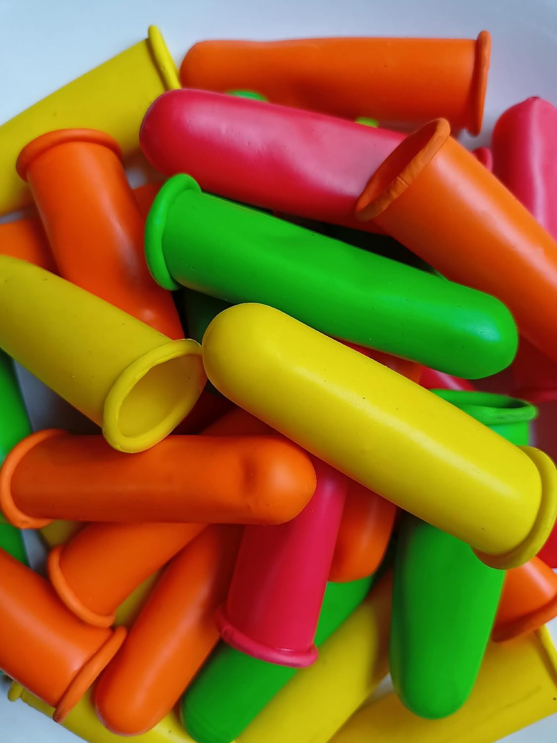 TVM Rubber Finger Caps for Cutting Vegetables Pack of 20 Multi