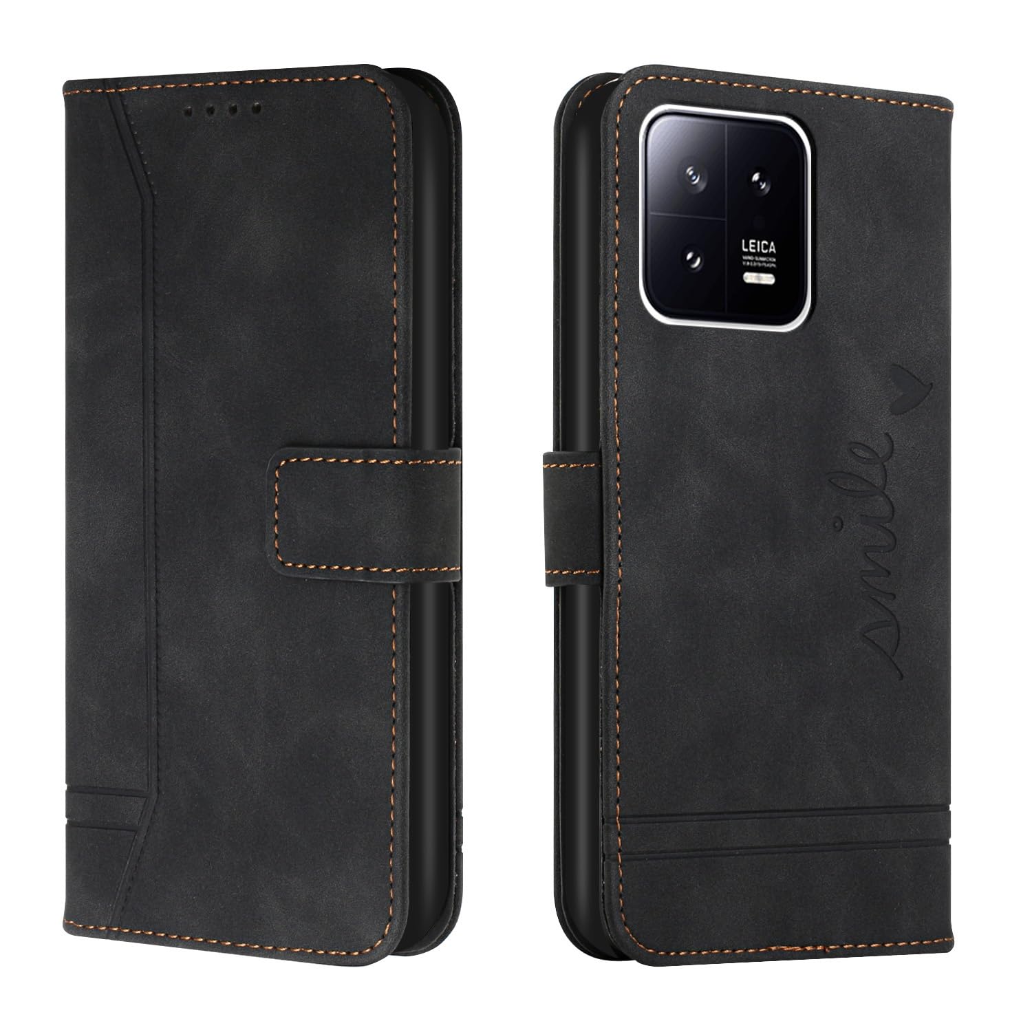 Étui portefeuille flip folio haut de gamme Xiaomi 13 Pro - 8