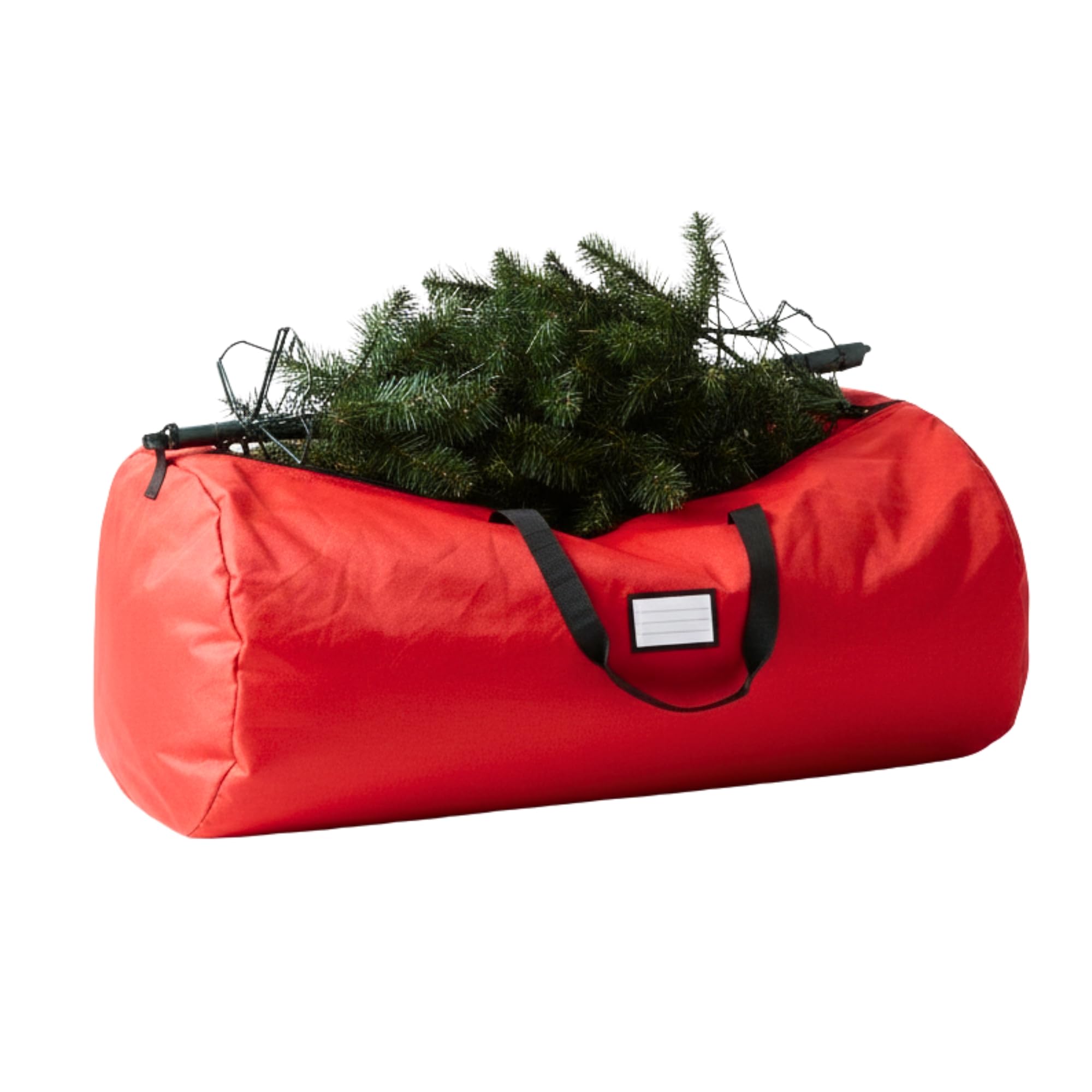 Christmas Tree Duffel Storage Bag - Stores Up To 9 Foot Disassembled Artificial Xmas Tree, Durable Waterproof Material Zippered Storage Container With Carry Handles