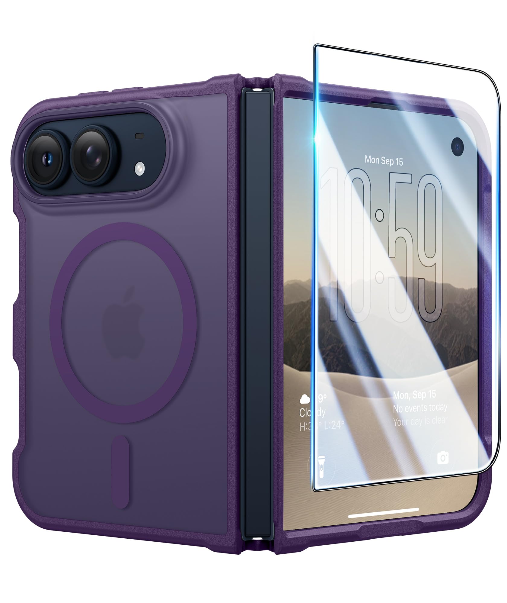 FNTCASE for iPhone Duo Case Matte Compatible with Magsafe