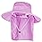 Sun Hats for Men Women Fishing Hat UPF 50+ Breathable Wide Brim Bucket Hats Summer UV Protection Safari Hat with Neck Flap Purple