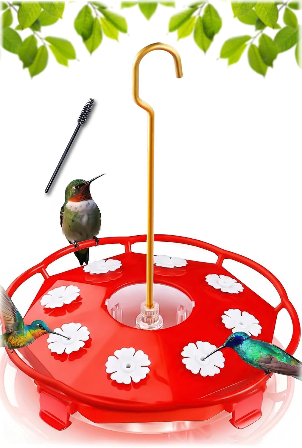 Hummingbird Feeders for Outdoors 2 Pack – 16oz Leak-Proof, Ant Moat & Bee Proof - Image 10