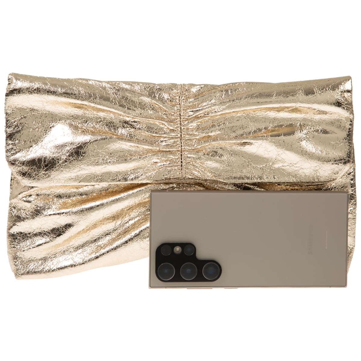 JNB Faux Leather Envelope Clutch Purse