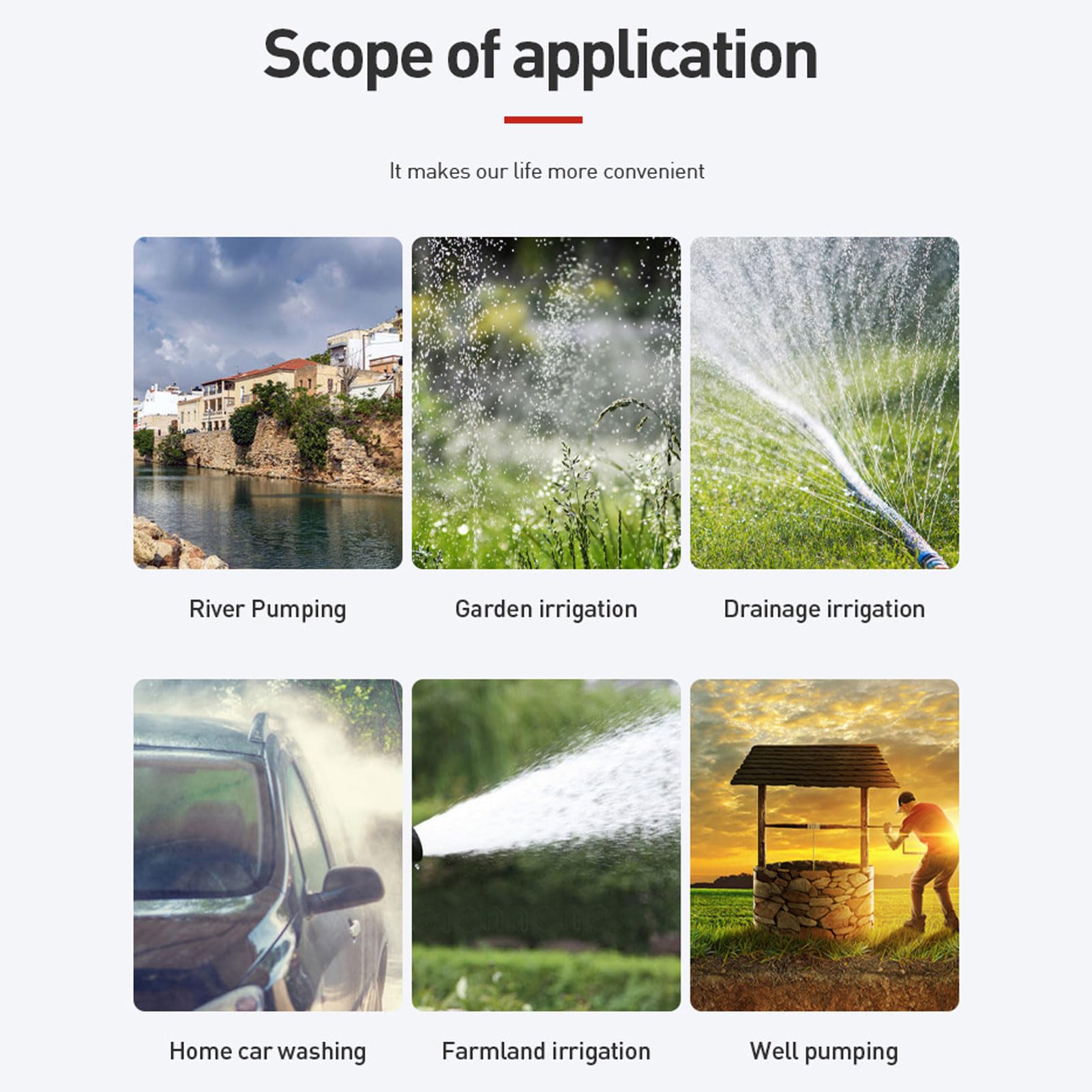 DC24V 260W Pompa Ad Acqua Solare in Acciaio Inossidabile Kit Pompa Sommergibile Solare per Pozzi Profondi Ad Alta Prevalenza Alta Portata con Raccordi di Uscita 1 Pollice