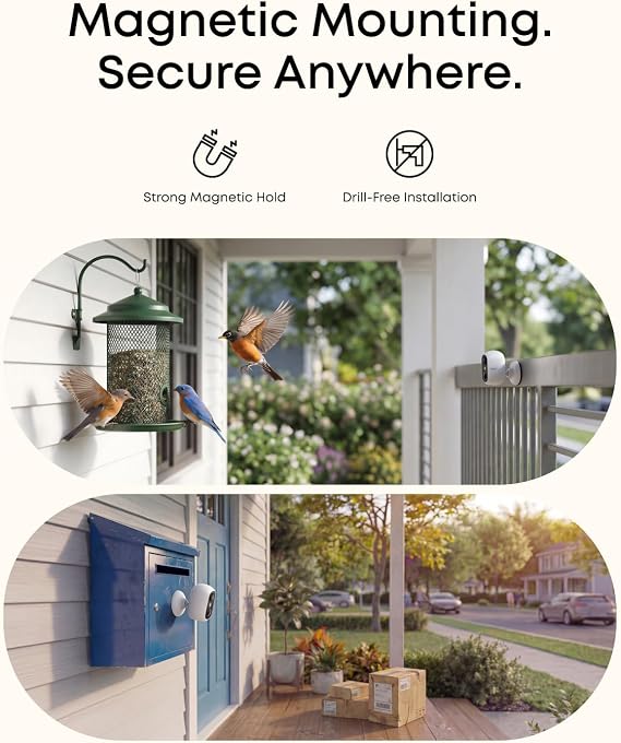 eufy Security eufyCam C35 with Solar Panel, Wireless Security Camera