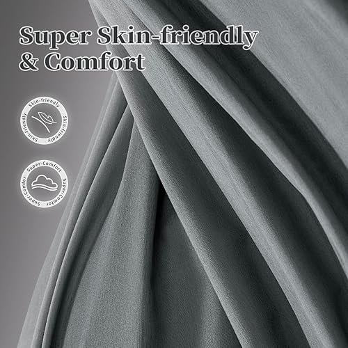 Miniatura 6 de Shilucheng Juego de sábanas, sábanas transpirables y refrescantes, sábanas de microfibra suave de 1800 hilos, ropa de cama cómoda con bolsillos de