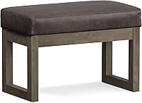 Vista 27 de SIMPLIHOME Milltown - Reposapiés rectangular (26.0 in de ancho) contemporáneo