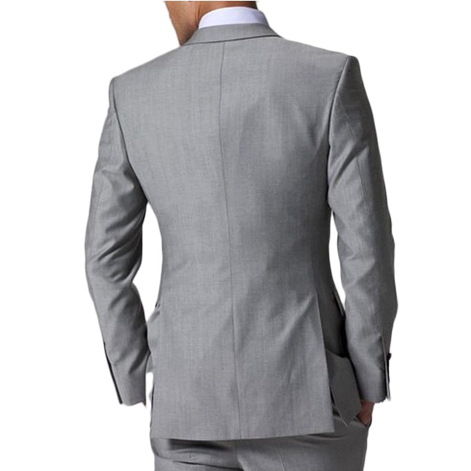 Hombre Trajes de 3 Piezas con Dos Botones Trajes de Boda para Hombres Novios Tuxedos