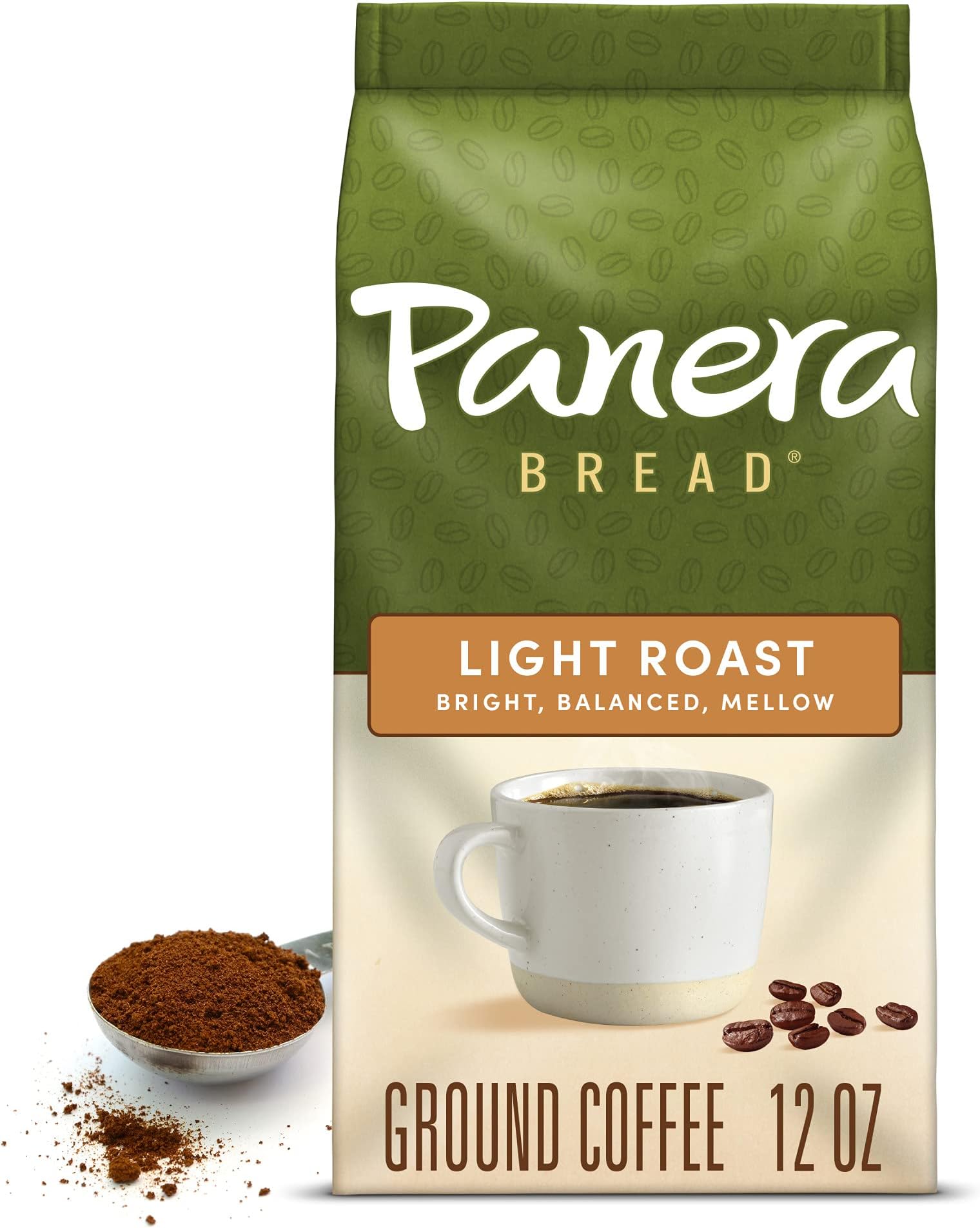 Panera Light Roast, Ground Coffee, 100 percent Arabica Coffee, Bagged 12oz.