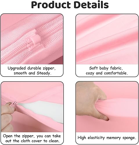 Miniatura 38 de Piscina de pelotas para bebés para niños pequeños, 35.4 x 11.8 pulgadas, piscina de bolas redondas suaves para bebés, corralito de juegos para gris