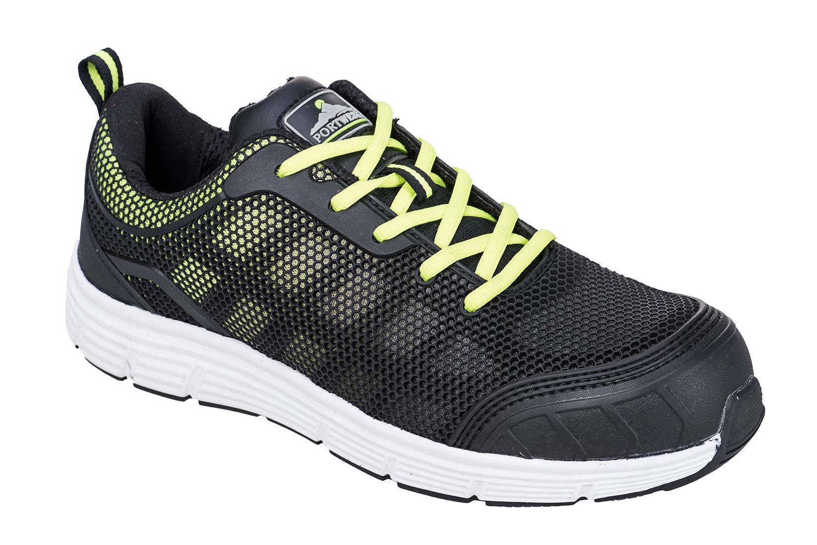 Portwest FT15BGN40 Scarpa Tove Steelite S1P, 40, Nero/Verde - 4