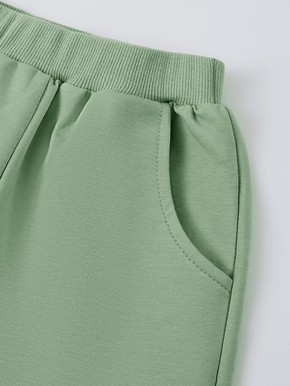 ESHOO Toddler Girl Clothes 2 Piece Leopard Outfits Long Sleeve Sweatshirt Pants Tracksuit Fall Winter Clothing Set 2-7T - Image 7