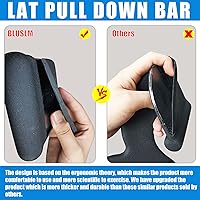 Vista 5 de LAT Pull Down Bar for Cable Machine, LAT Pulldown Attachments T-bar V-bar Cable Attachment for Gym, Back Tricep Strength Training Handle