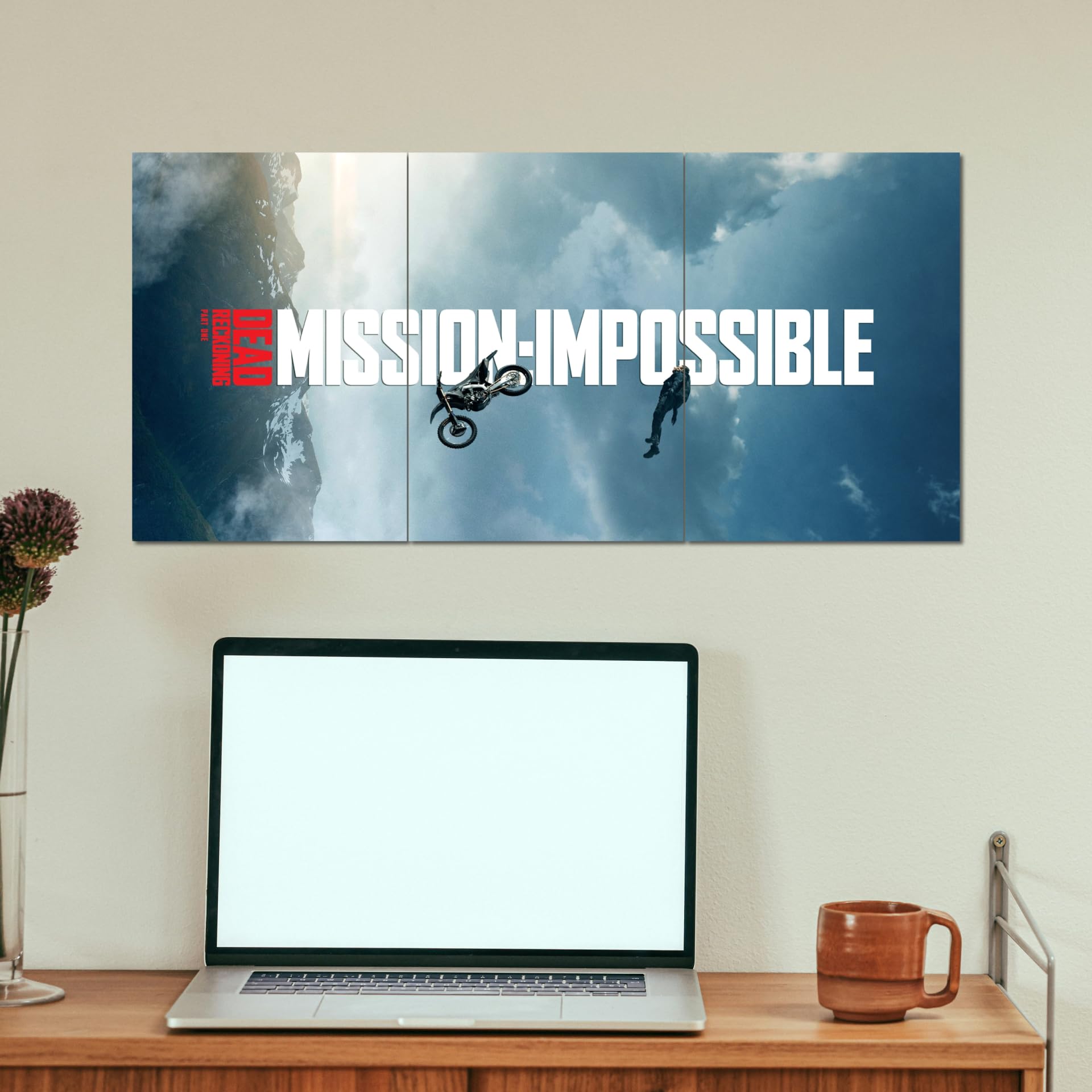 Mission impossible Hollywood split design poster set of 3 – Home