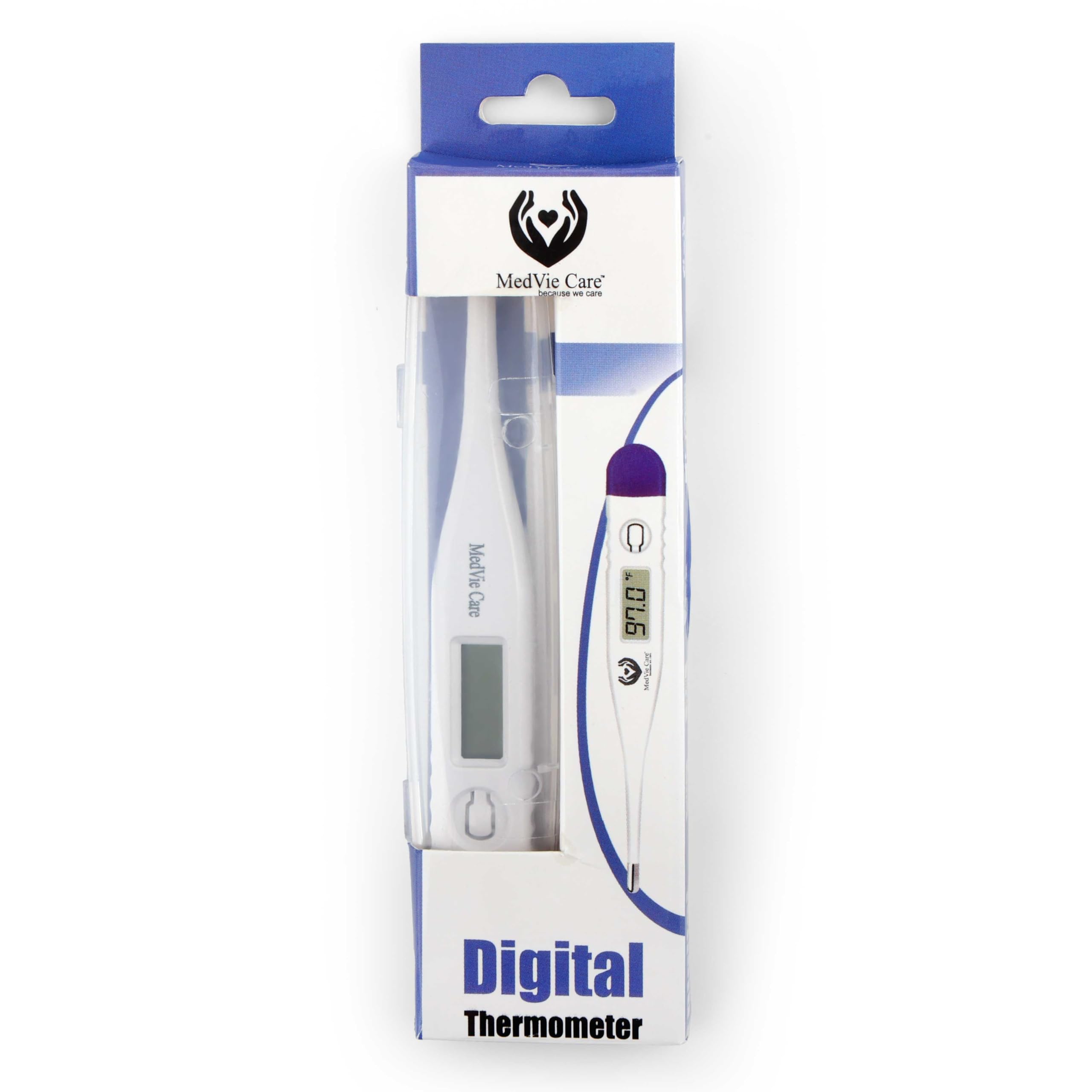 MedVie Digital Thermometer With Quick Measurement of Oral & Underarm Temperature in Celsius & Fahrenheit-image-43