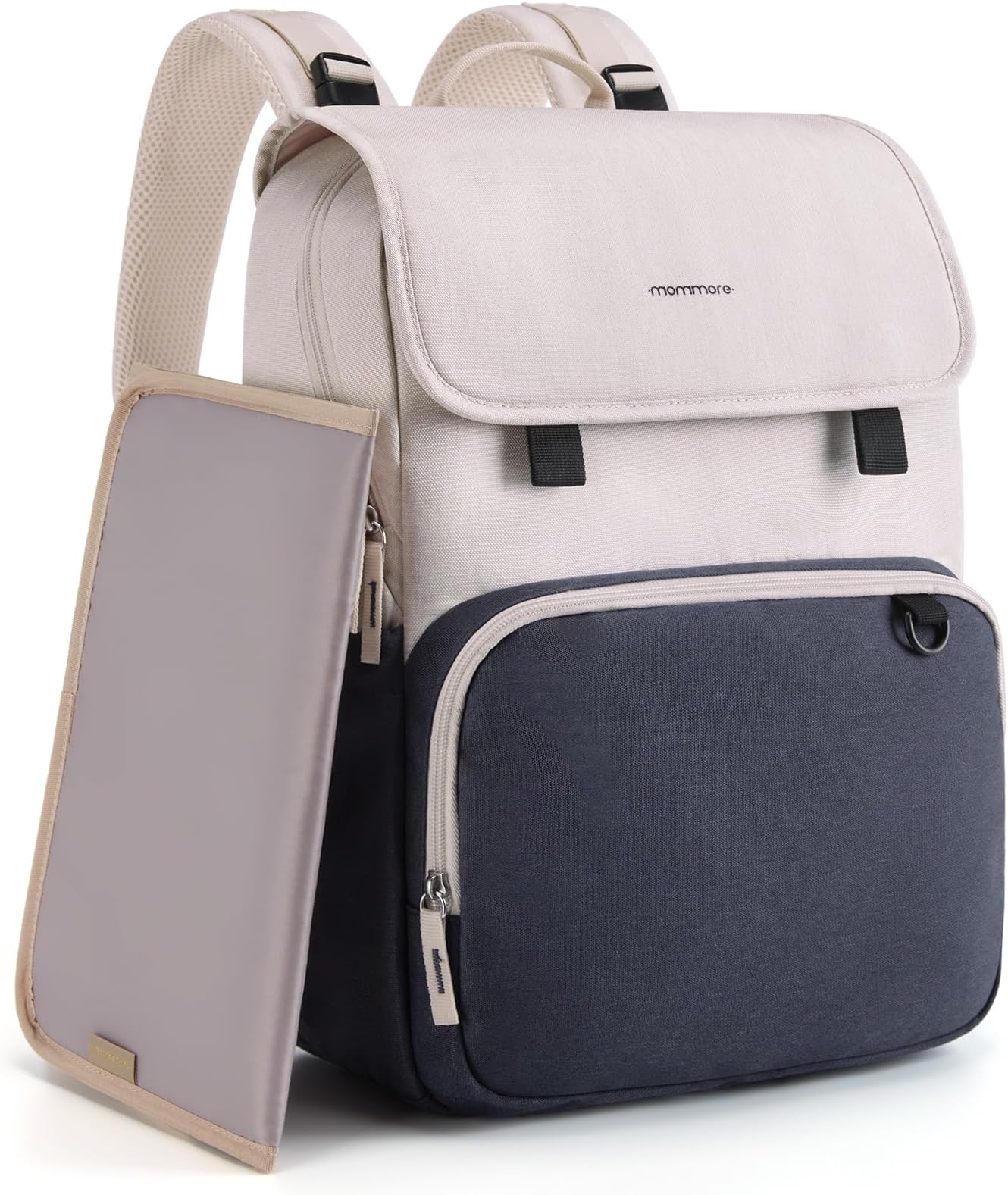 mommore Diaper Bag Backpack with Changing Pad for Travel Outdoors