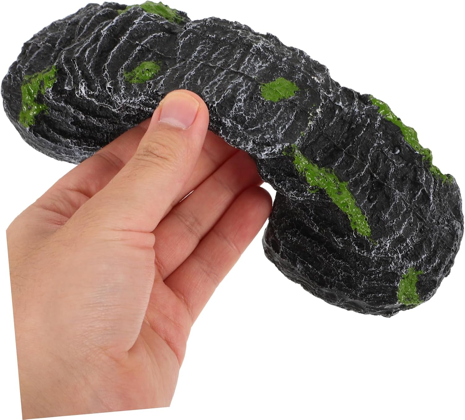 Toddmomy Tortoise Basking Platform Decorative Rockery for Reptiles and Amphibians Terrarium Accessory for Frogs Lizards Safe and Easy to Clean