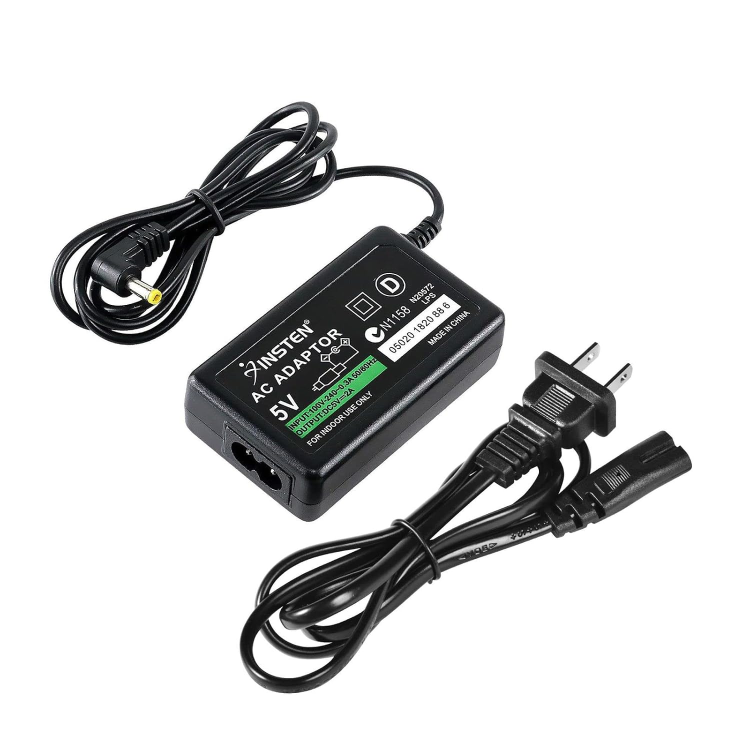 Insten Battery Wall Charger Compatible With Sony PSP-110 PSP-1001 PSP 1000 / PSP Slim & Lite 2000 / PSP 3000 Replacement AC Adapter