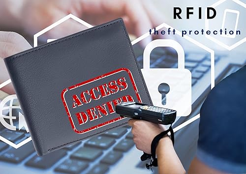Miniatura 4 de Bullz - Cartera de seguridad para hombre con bloqueo de señal RFID
