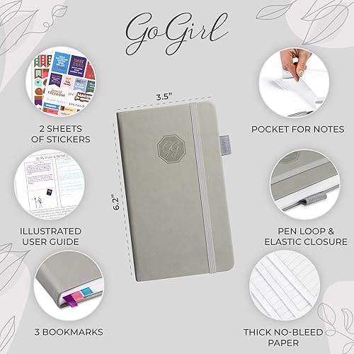 Miniatura 2 de GoGirl - Planificador y organizador para mujeres planificador semanal de bolsillo, diario de objetivos y agenda para la gestión del tiempo y la