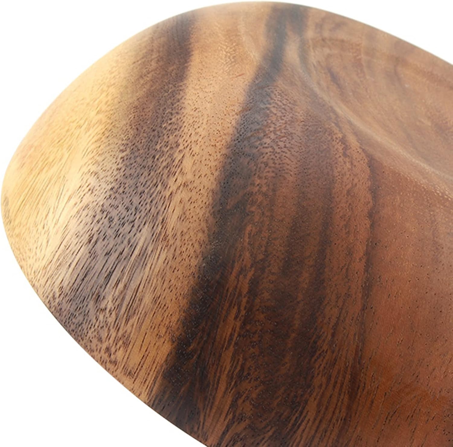 Wooden Salad Bowls, Acacia Wood Serving Bowls Solid Serving Bowls for Salad Soup Rice Hand Made Wooden Bowl Kitchen Utensils(20 * 7cm)