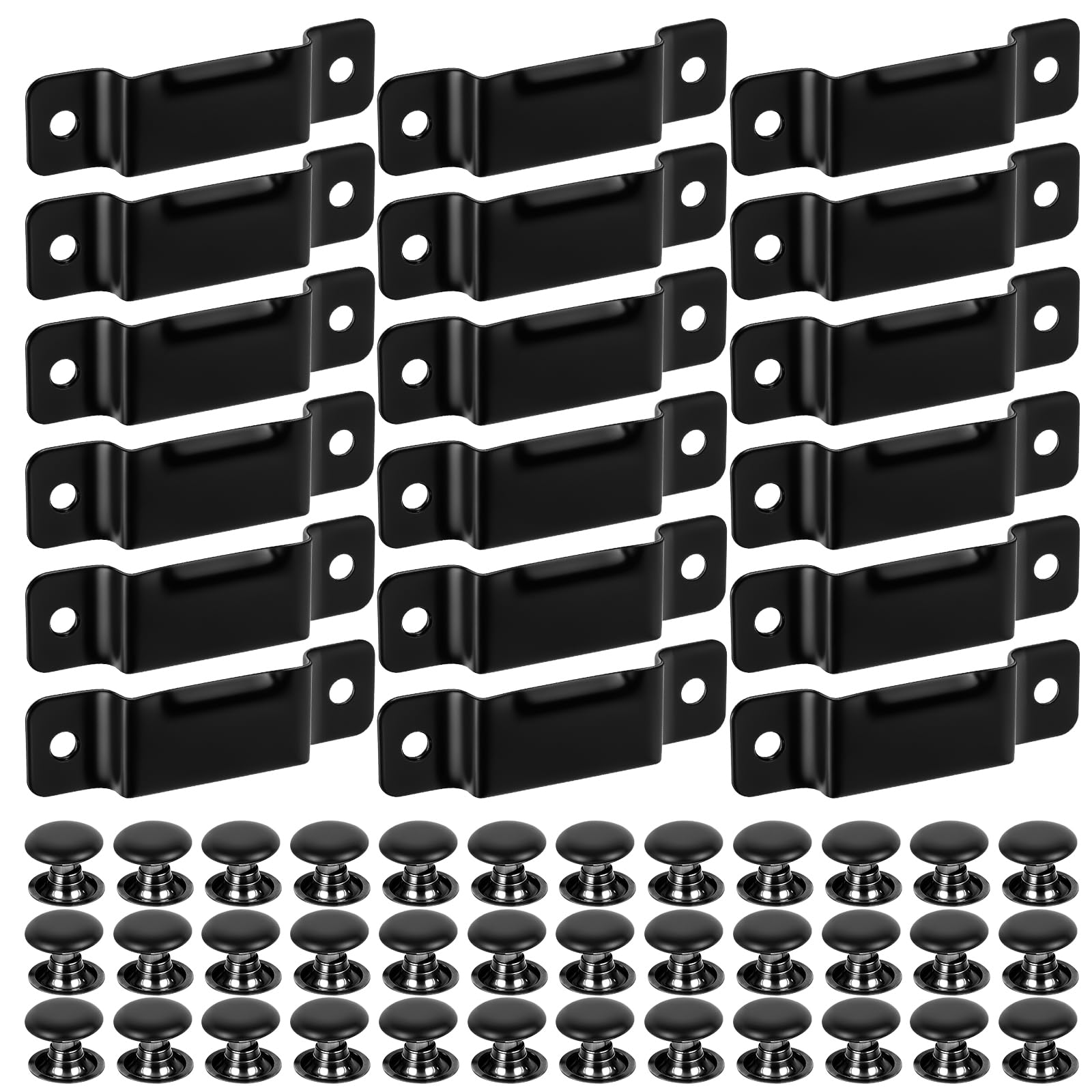 18 Pcs Metal Tape Measure Clips with Fitting Screws, Tape Measure Holder for Belt