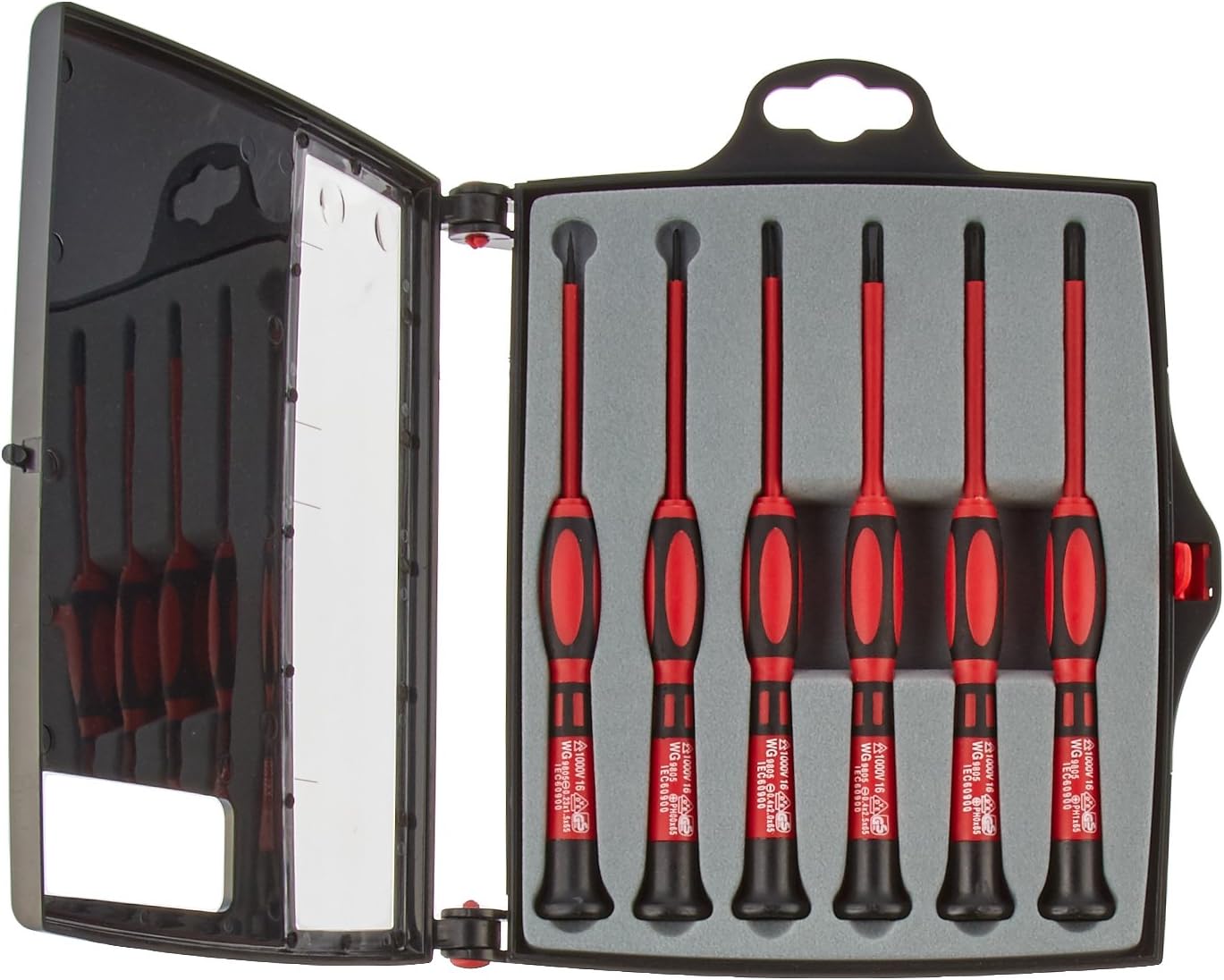 Platinum Tools 19110 1 KV Insulated Precision Screwdriver Set, 6 pc.(Pack of 6)