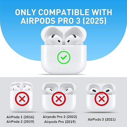 Miniatura 2 de Maxjoy Funda de piel compatible con Airpods, funda protectora 5 en 1 con llavero