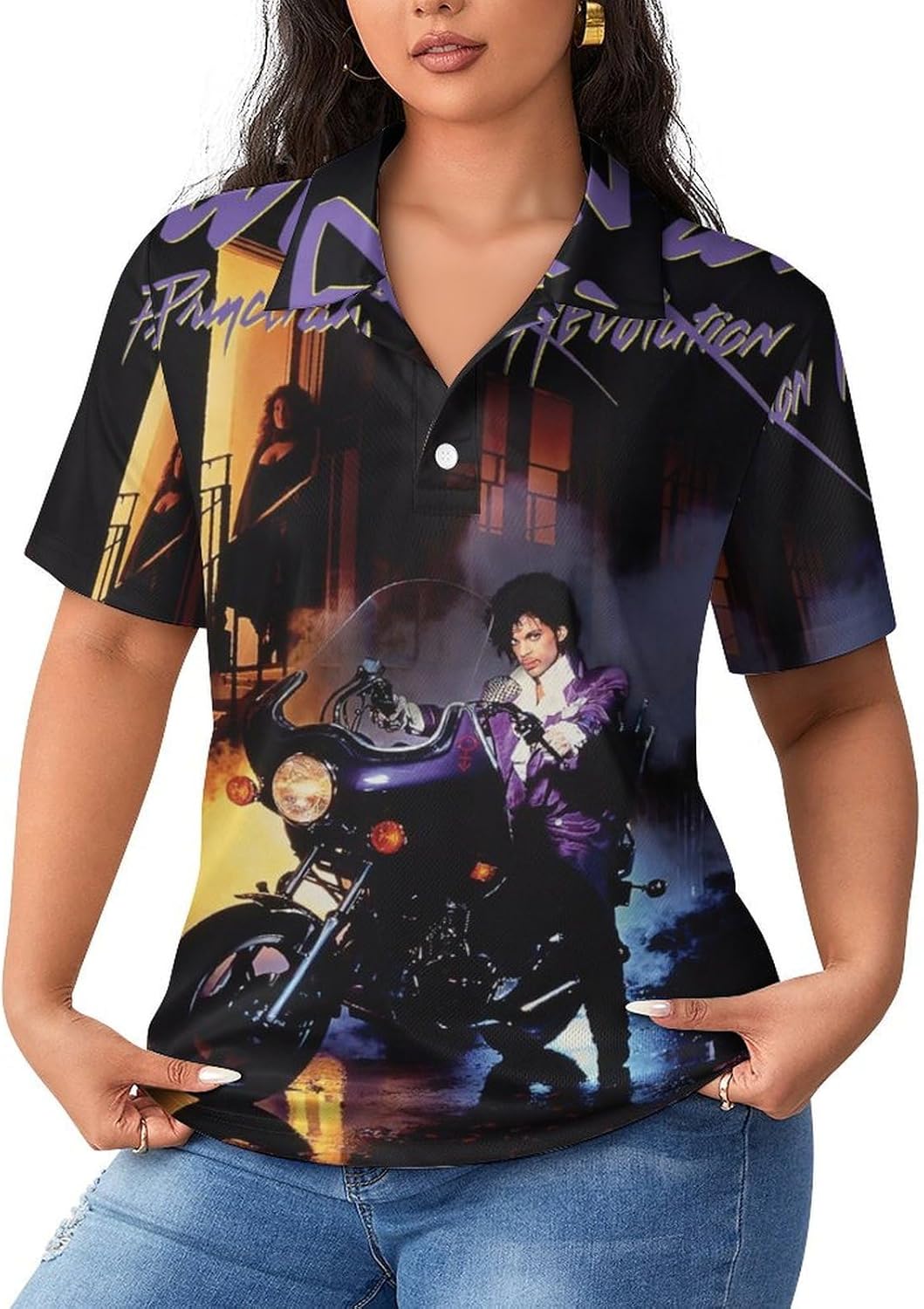 Polo Shirts Business Casual Tops for Women Ladies Girl Short Sleeve Awesome Fans