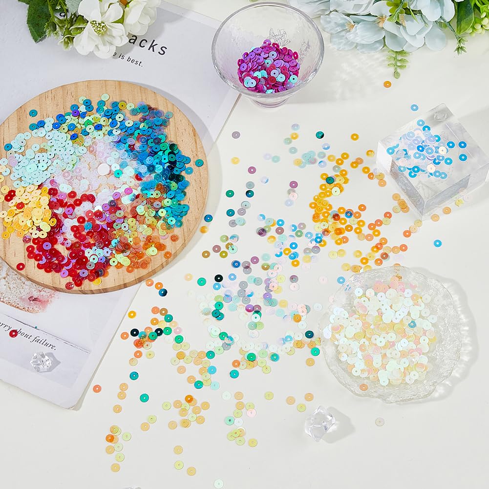 Glitter 20Mm Pailletten Grote Platte Ronde Pailletten Losse Pailletten Paillette Naaien Bruiloft Craft Vrouwen Kledingstukken Accessoires 20G