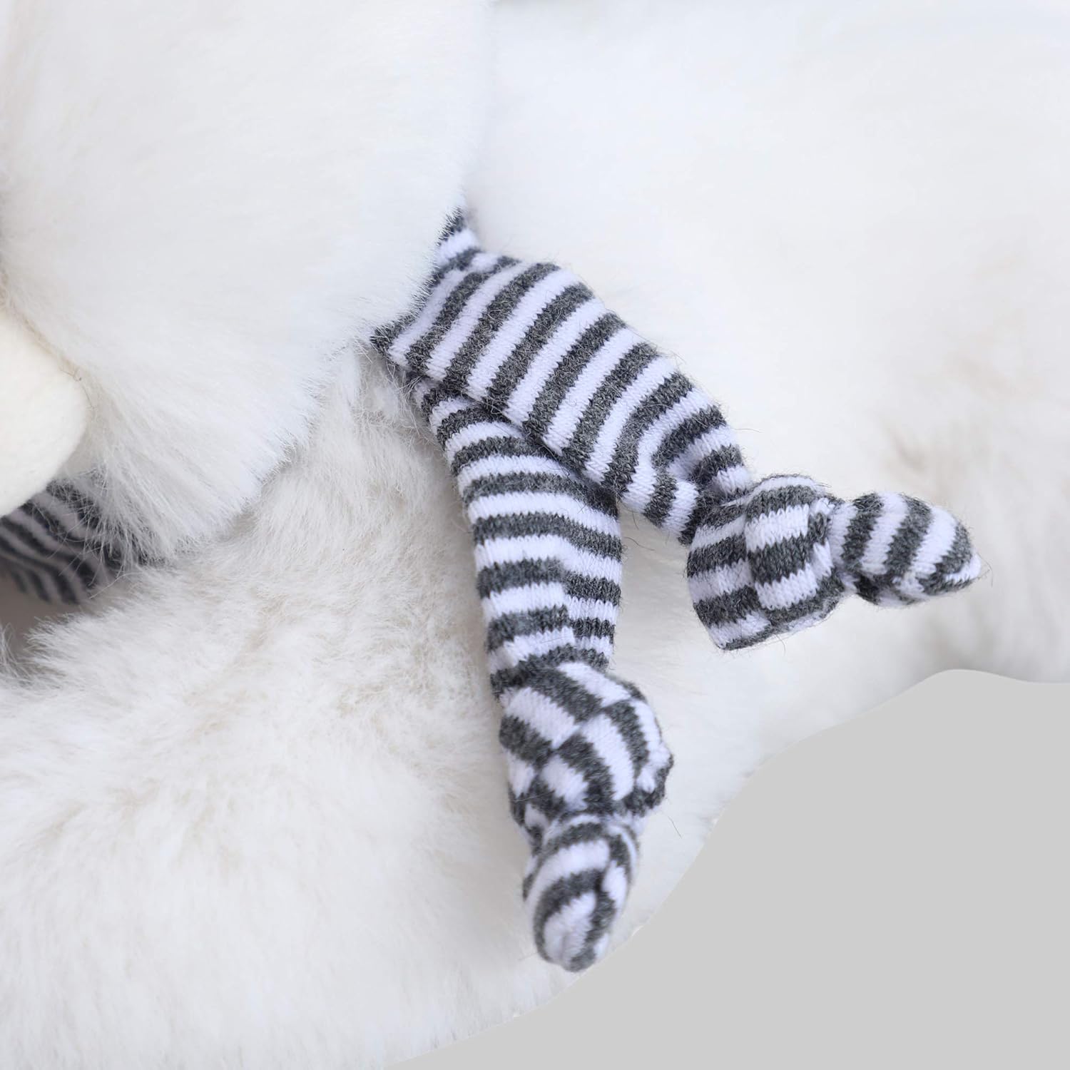 DILLY DUDU White Cat/Kitten Stuffed Animal Plush Toy Best Gifts 8-Inch - Image 5