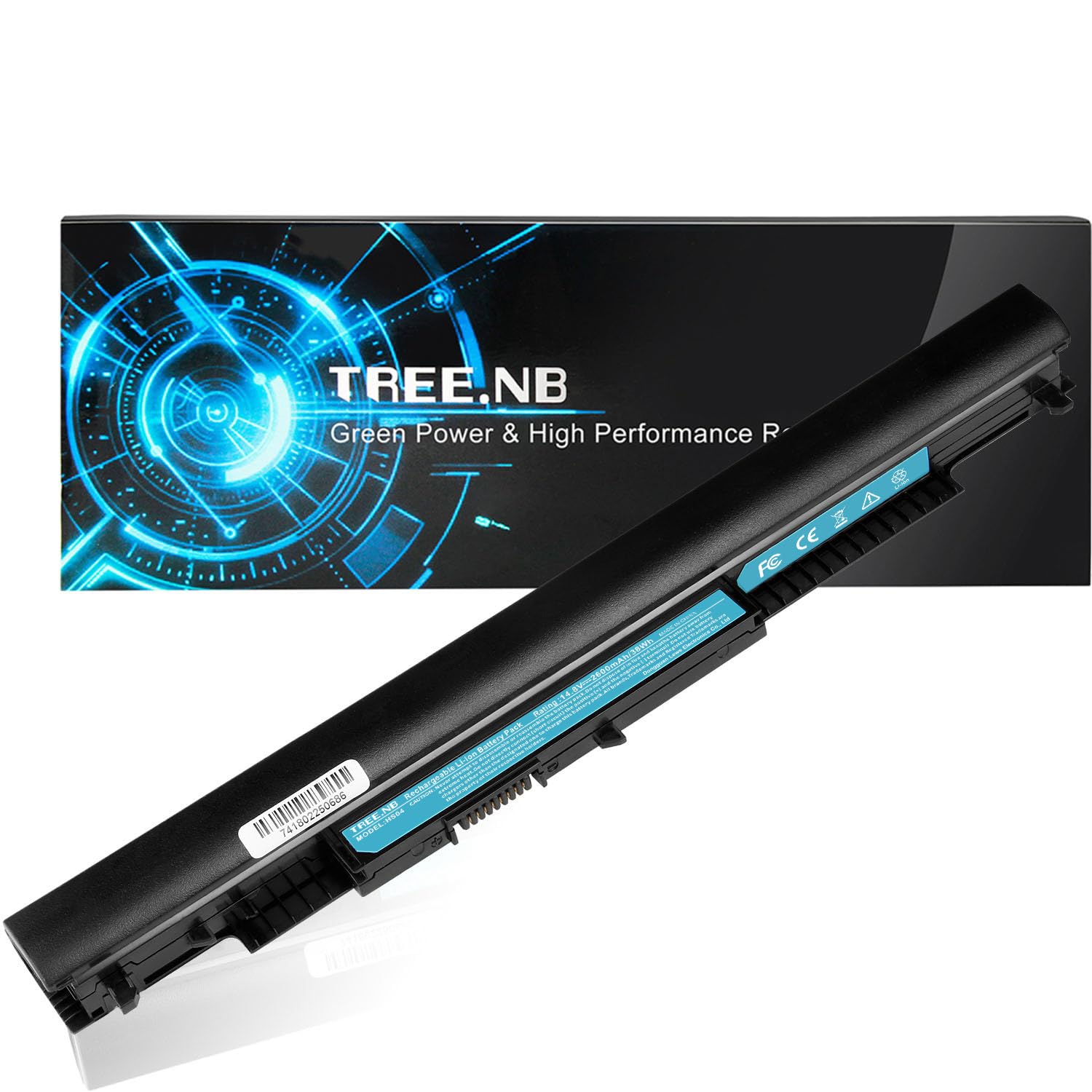 TREE.NB (Long Life New 807956-001 Replacement Laptop Battery for HP Spare 807957-001 807611-421 807611-131 807611-221 807612-421 HS04 HS03 HSTNN-LB6U Notebook 15-AY039WM HP 240 245 250 255 256 G4/G5