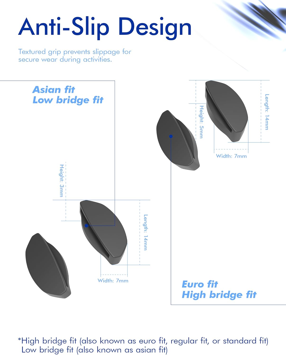 SAUCER Replacement Nose Pieces Pads for Oakley Frogskins Range | Frogskins Range XL | OO9288 | OO9480 | OO9242 | Sunglasses