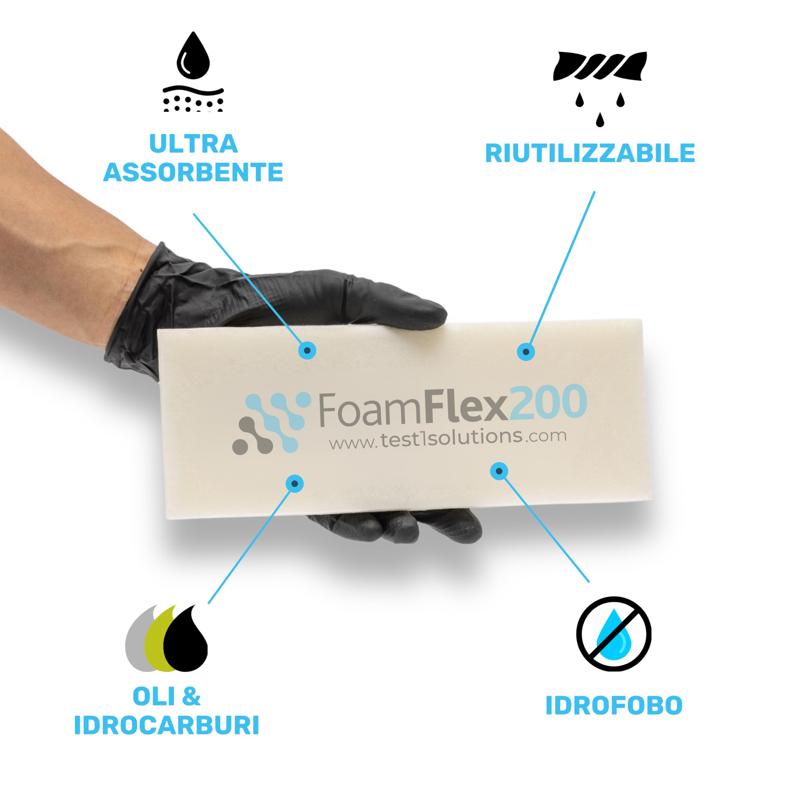Kit Ocean Cleaning con Spugna Oleoassorbente Riutilizzabile | Ideale per diportisti e piccole imbarcazioni