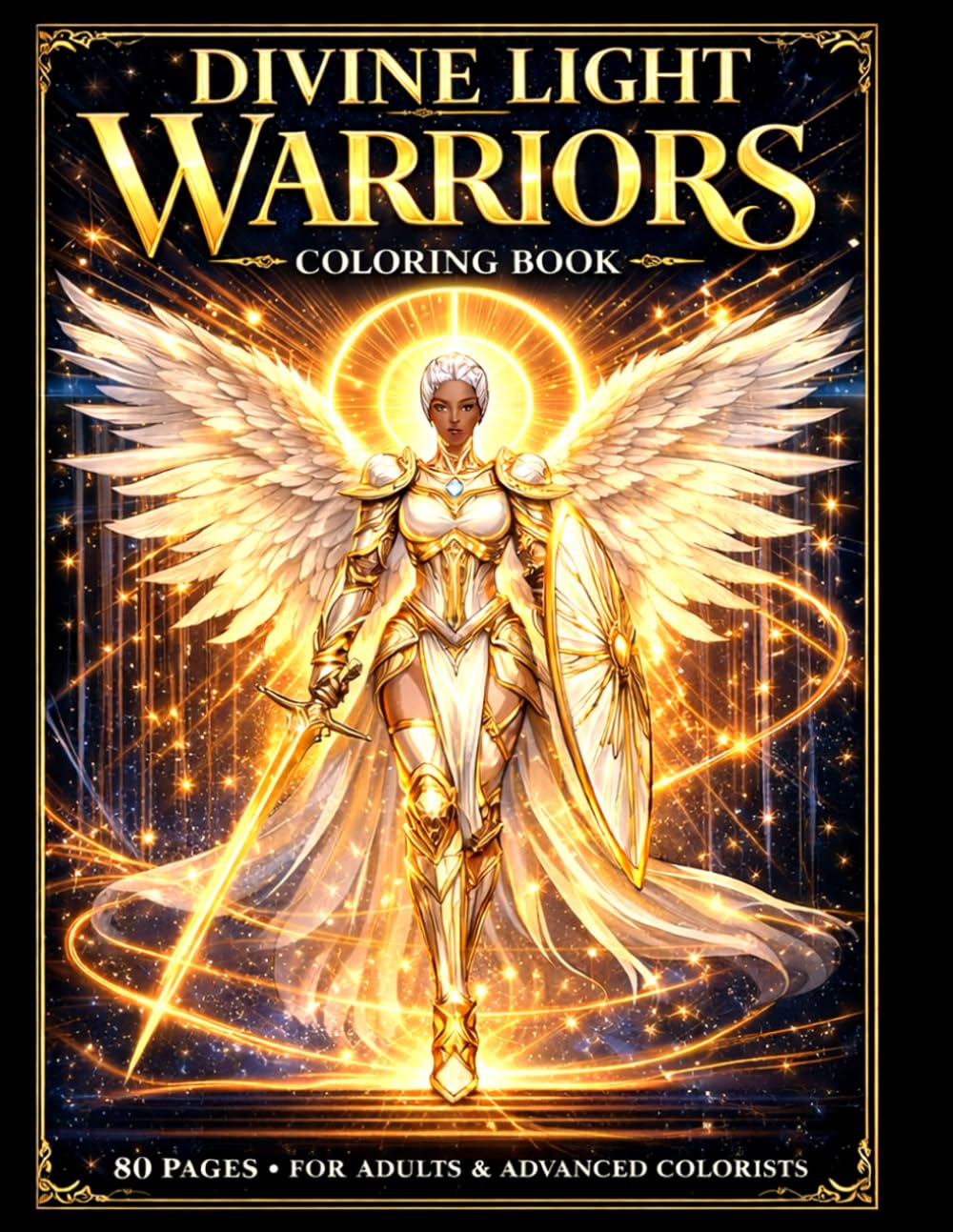 Divine Light Warriors: A Powerful Coloring Book of Celestial Guardians, Sacred Energy & Majestic Light Beings (Magical Creatures)