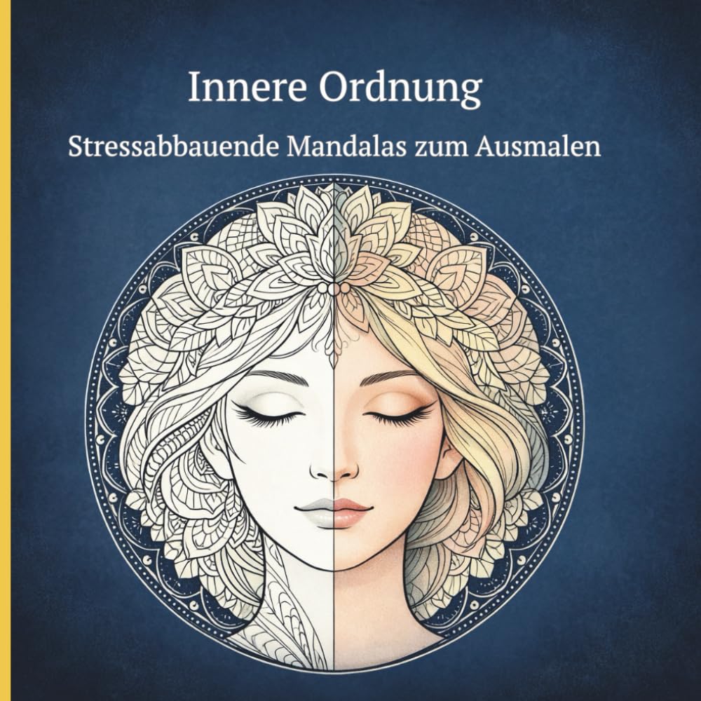 Innere Ordnung: Stressabbauende Mandalas zum Ausmalen – Meditative Muster für Erwachsene | Entspannung & Achtsamkeit | Ideal auch für unterwegs