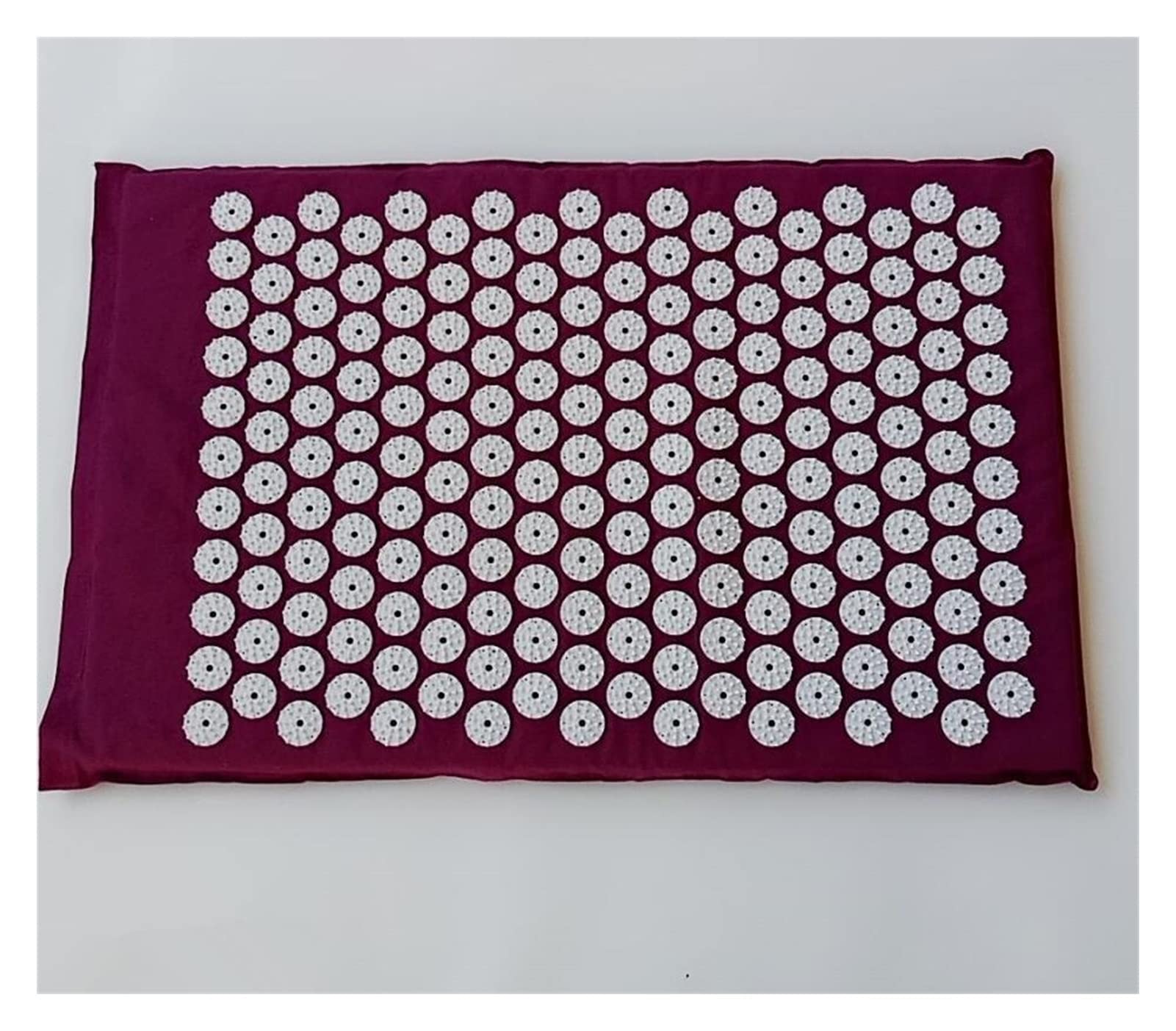 Cojín De Masaje Acupressure Relieve Barrio Dolor en el cuerpo Masaje de estera de espiga (aprobar.62 * 38cm) Cojín Acupuntura Yoga Masaje Mataje / Almohada Cojín De Masajes ( Size : Purple pillow )