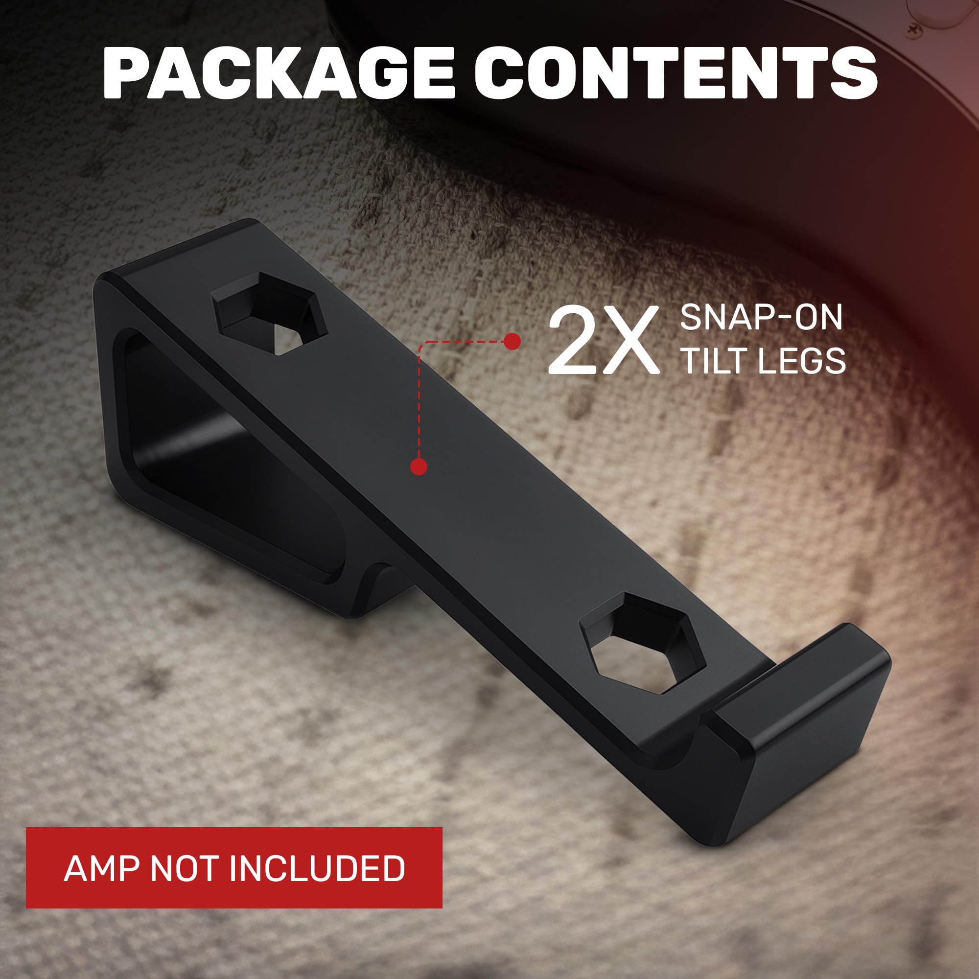 Support d'ampli pour Spark 2 – Pieds inclinables modifiés à 17° pour Grille Positive Spark 2 – Support sécurisé à Clipser sur Les Pieds en Caoutchouc – Système de Guitare sans Fil sans hochet Support
