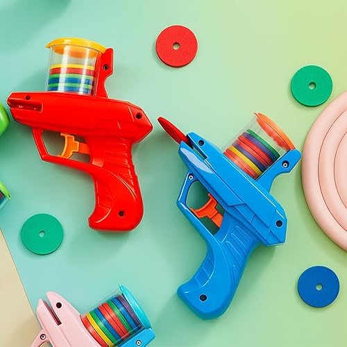 Vista 53 de Sumind Lanzador de discos de espuma de 2 piezas con cremallera Shooter Disparador de discos (naranja, verde)