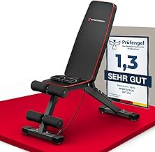 Sportstech BRT250 Foldable & Adjustable Weight Bench - Multifunctional Fitness Bench for Home, 7 in 1 Incline Bench & Training Bench for Full Body Training, Compact Folding, Maximum Load 300 kg