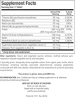 Vista 2 de Biotics Research Bio B Complex High Potency B-Complex with Folate and Vitamins B2, B6 and B12 for Energy Production, Supports Cardiovascular