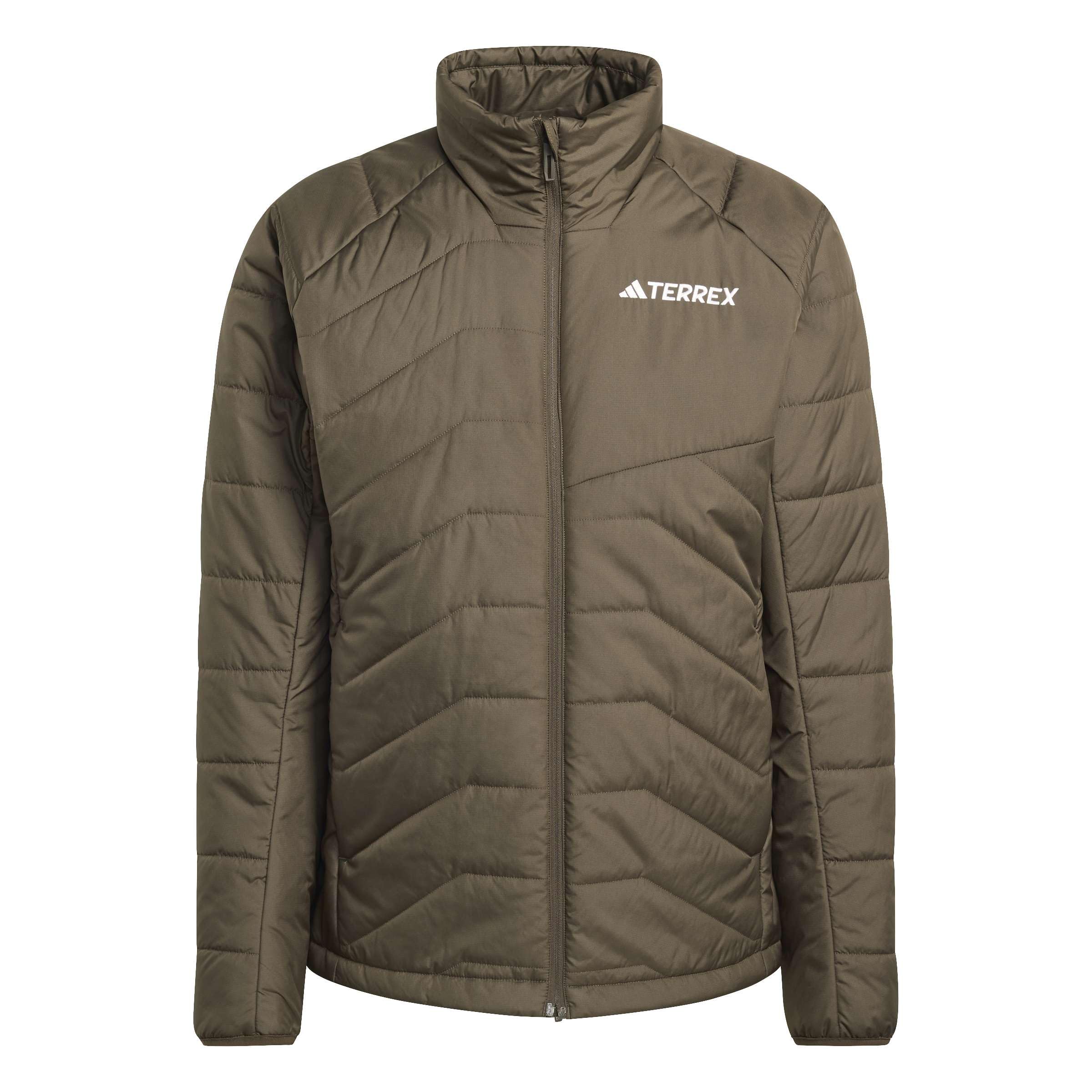 adidas Men's Terrex Multi Synthetic Insulated Jacket, shadow olive, L